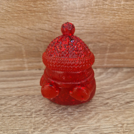 Déco Noël Bonhomme de neige Résine Epoxy