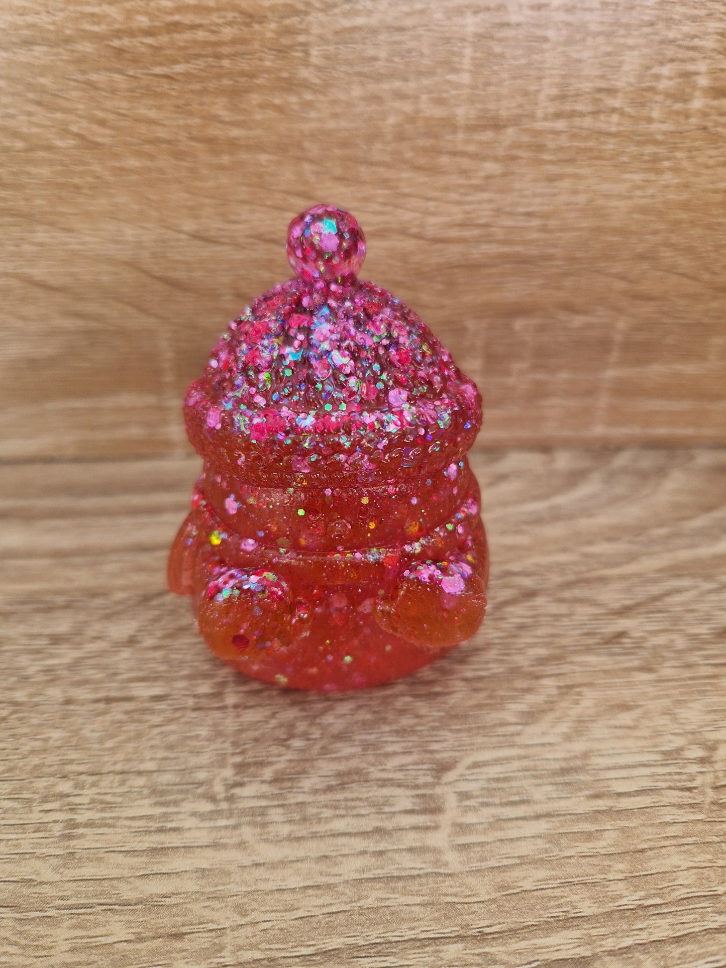 Déco Noël Bonhomme de neige Résine Epoxy