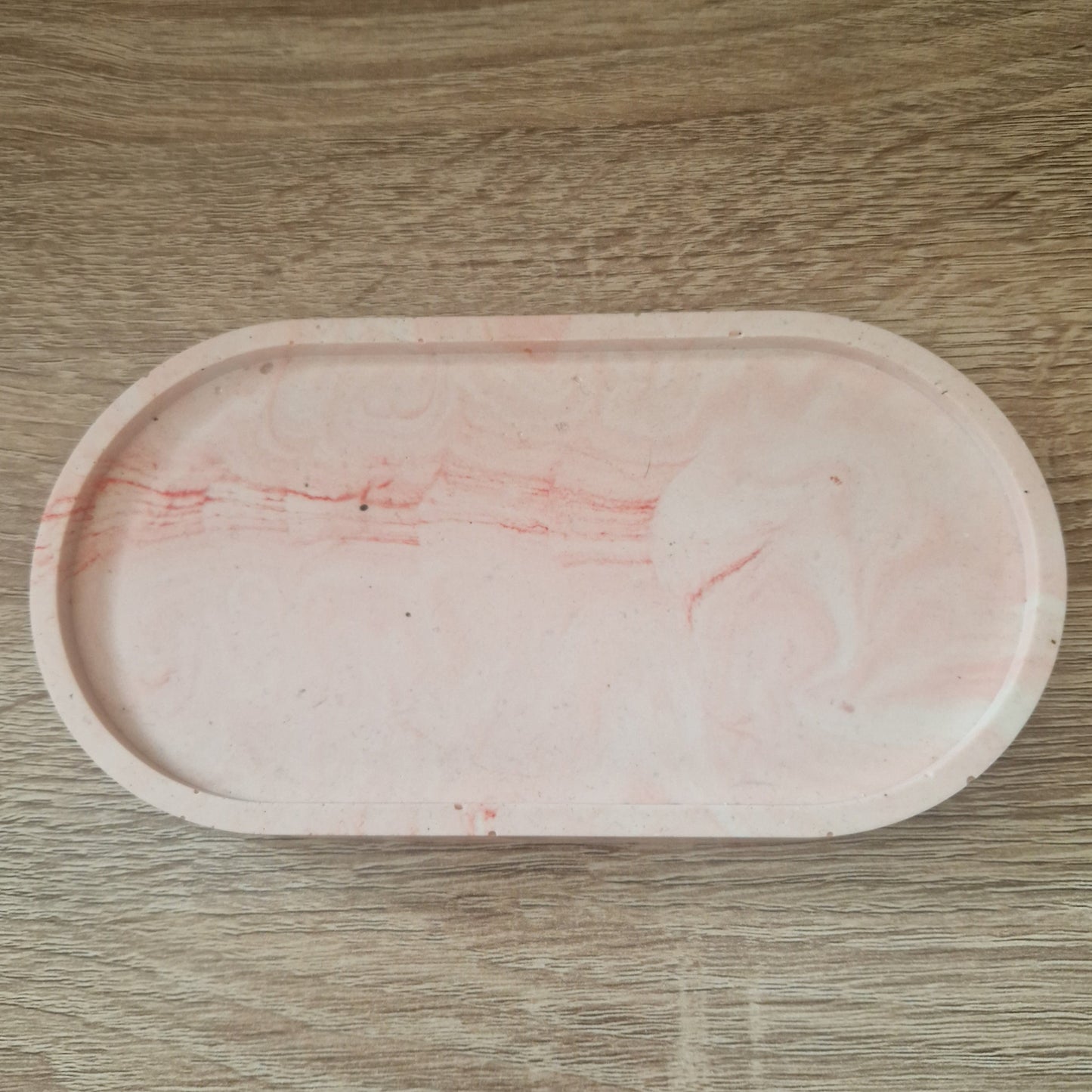 Plateau Rose Jesmonite