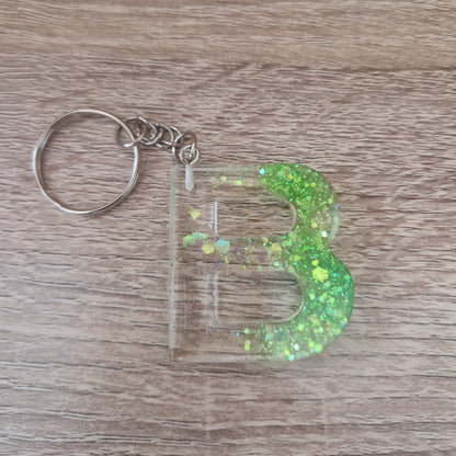 Porte clés Lettres Résine Epoxy