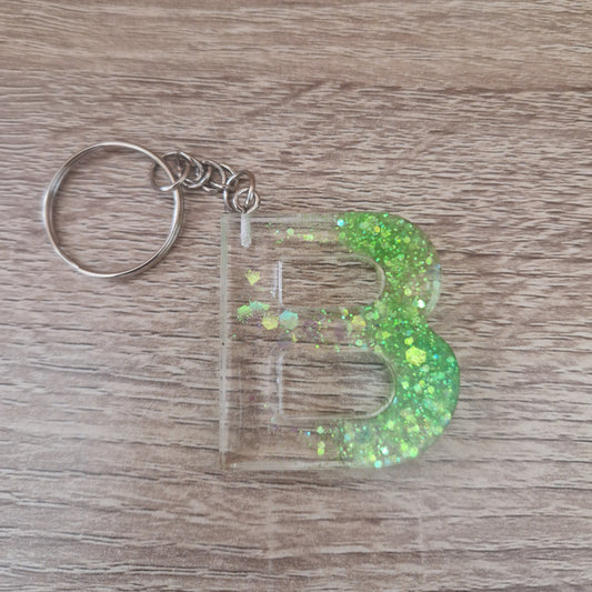 Porte clés Lettres Résine Epoxy
