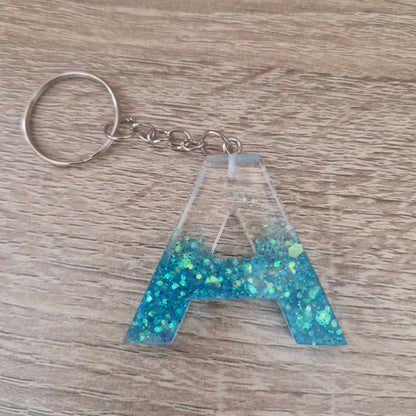 Porte clés Lettres Résine Epoxy