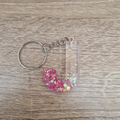 Porte clés Lettres Résine Epoxy