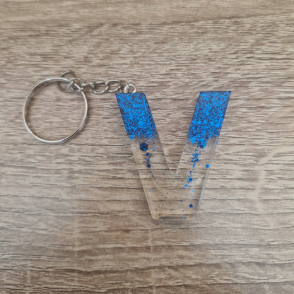 Porte clés Lettres Résine Epoxy