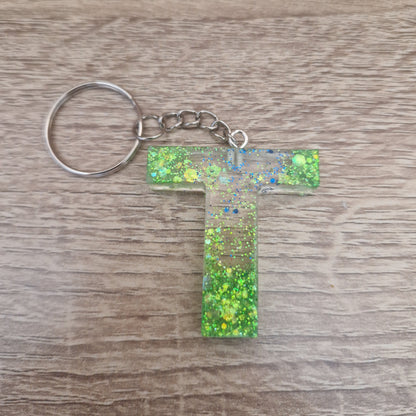Porte clés Lettres Résine Epoxy