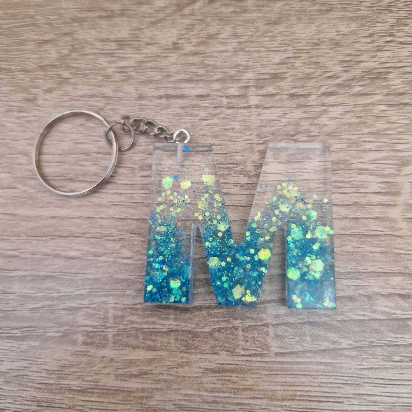 Porte clés Lettres Résine Epoxy