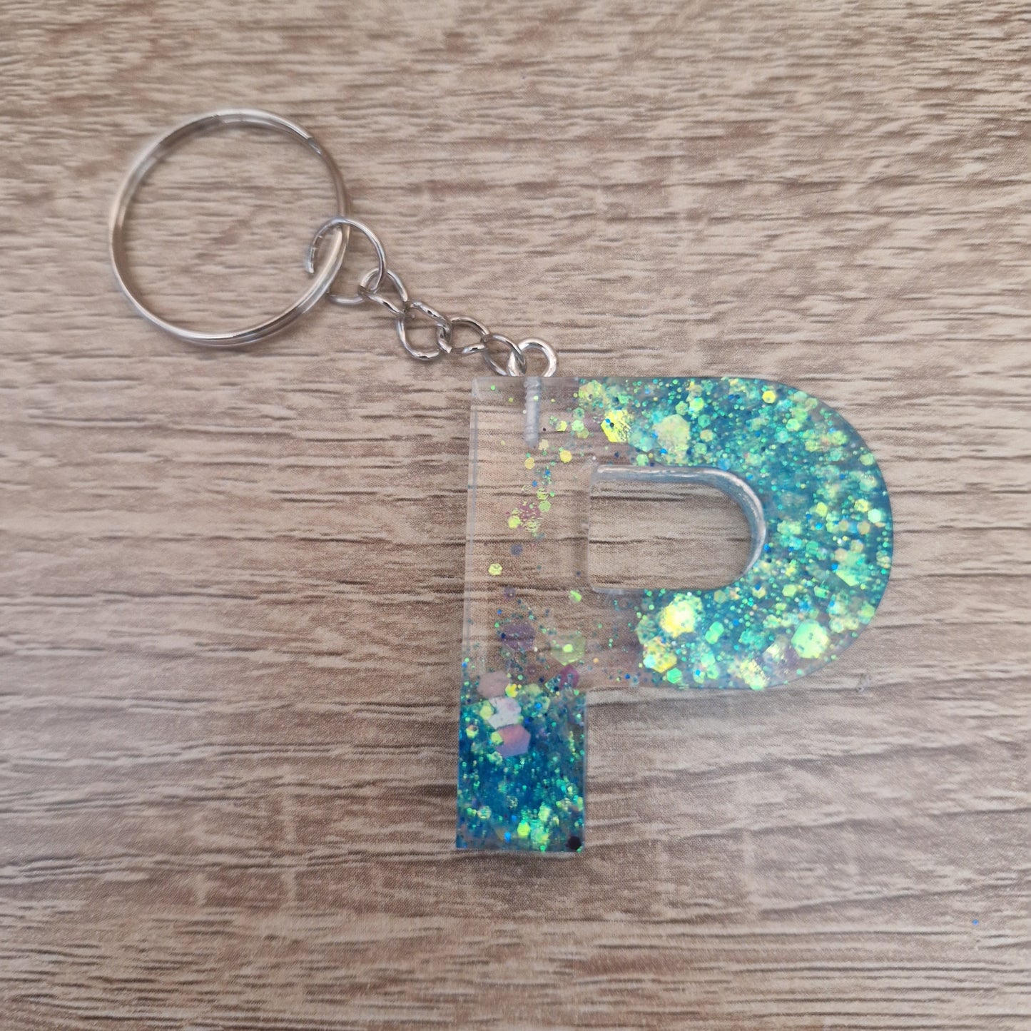 Porte clés Lettres Résine Epoxy