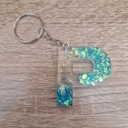 Porte clés Lettres Résine Epoxy