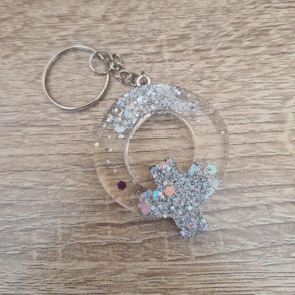 Porte clés Lettres Résine Epoxy