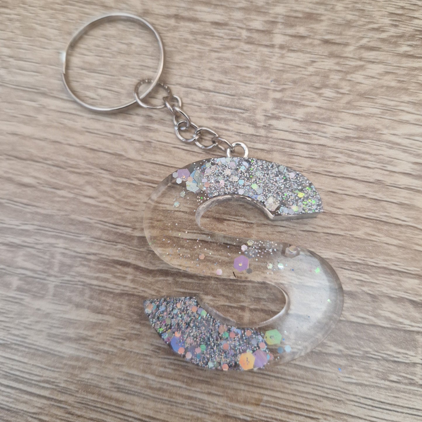 Porte clés Lettres Résine Epoxy