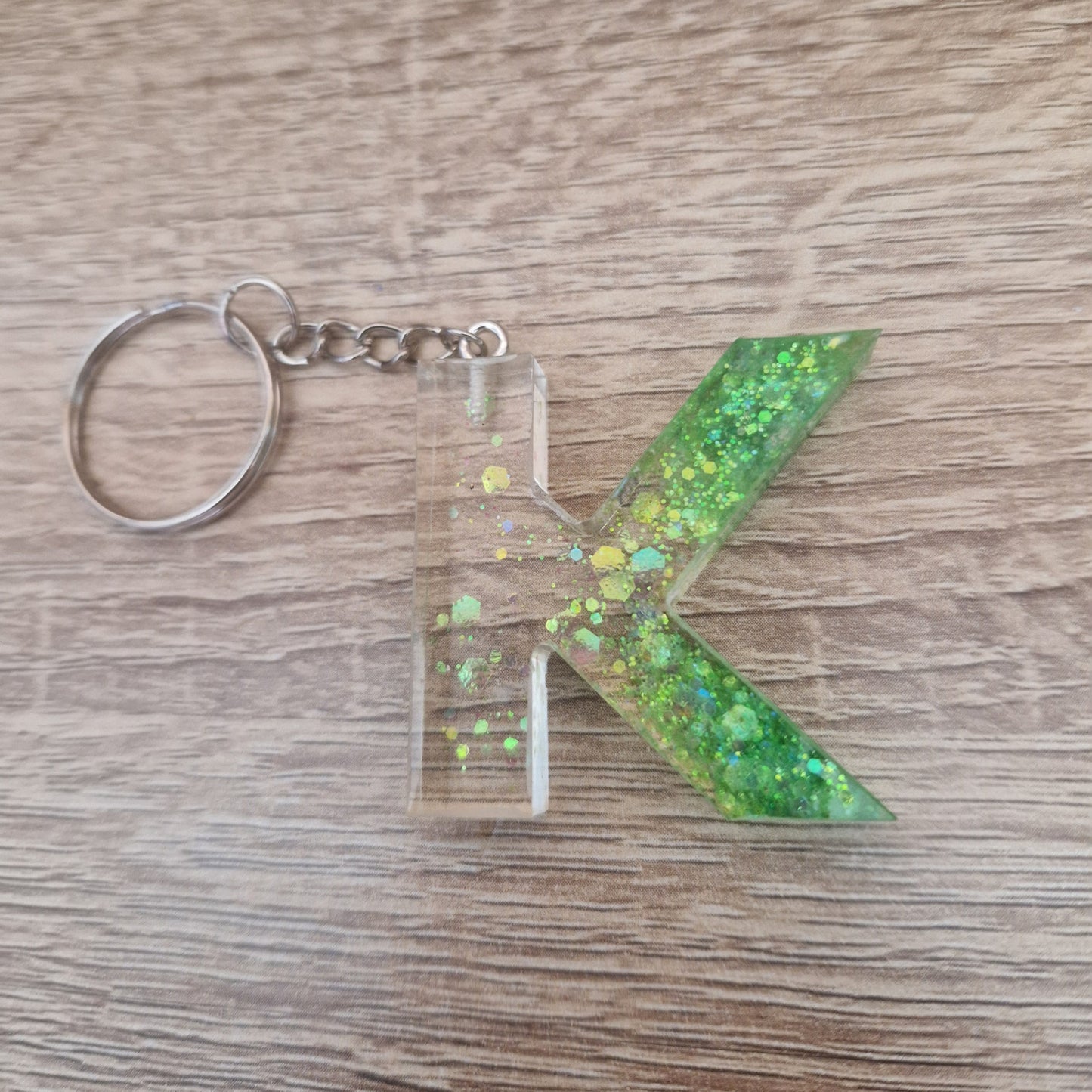 Porte clés Lettres Résine Epoxy