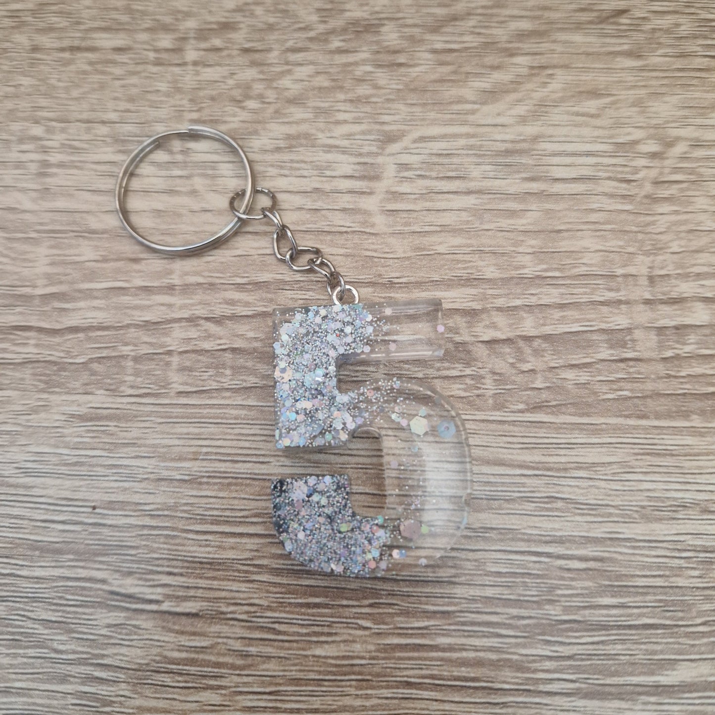 Porte clés Chiffres Résine Epoxy