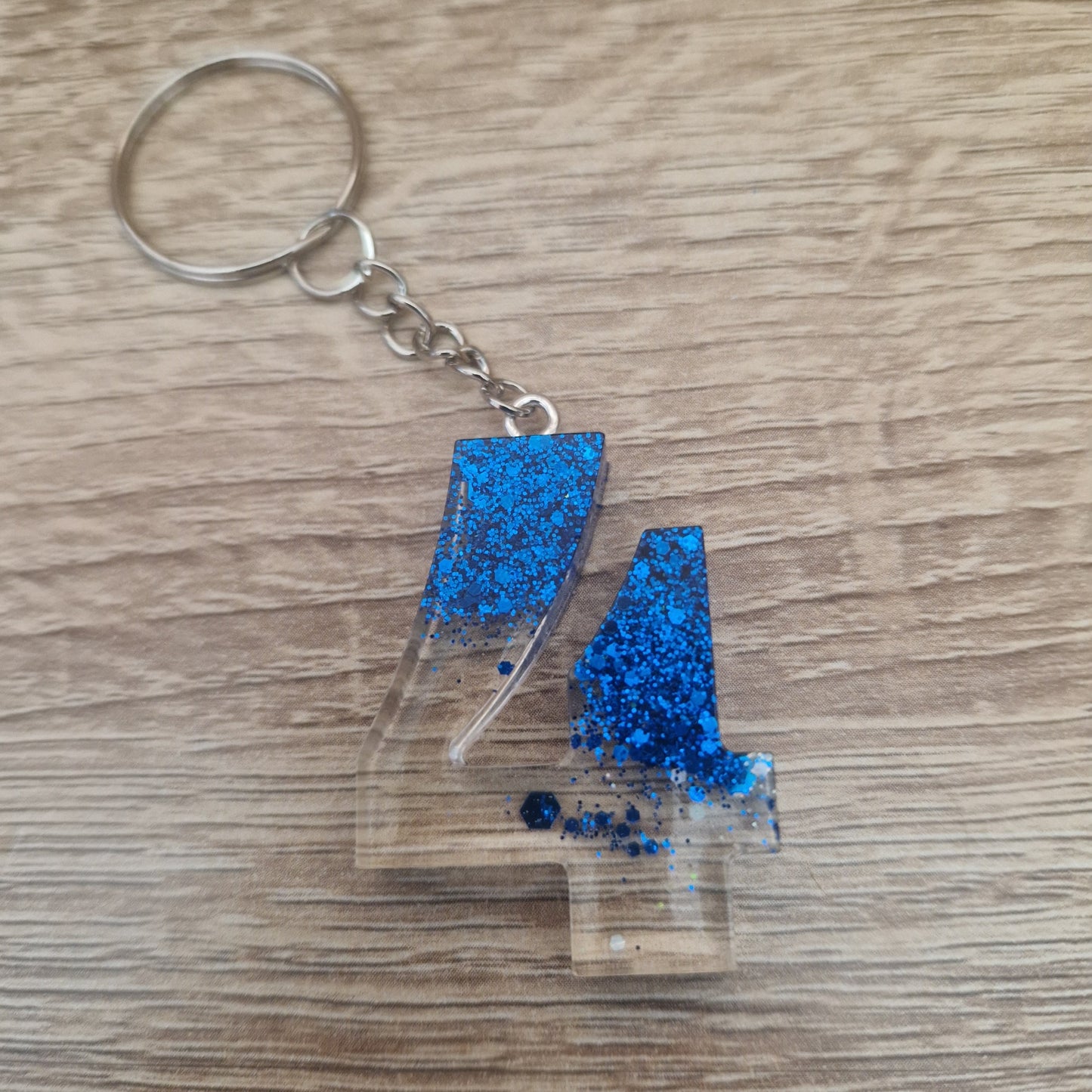 Porte clés Chiffres Résine Epoxy