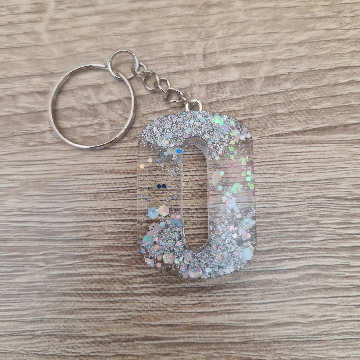 Porte clés Chiffres Résine Epoxy