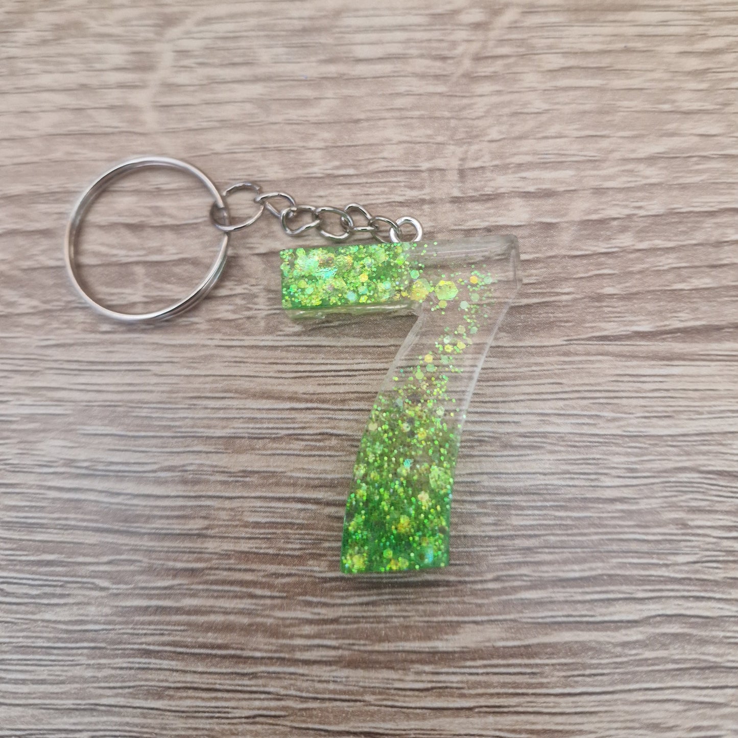 Porte clés Chiffres Résine Epoxy