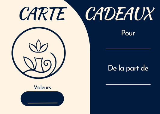 Carte Cadeaux Reflets d'Eclats
