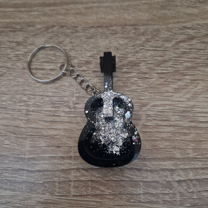 Porte clés Musique Résine Epoxy