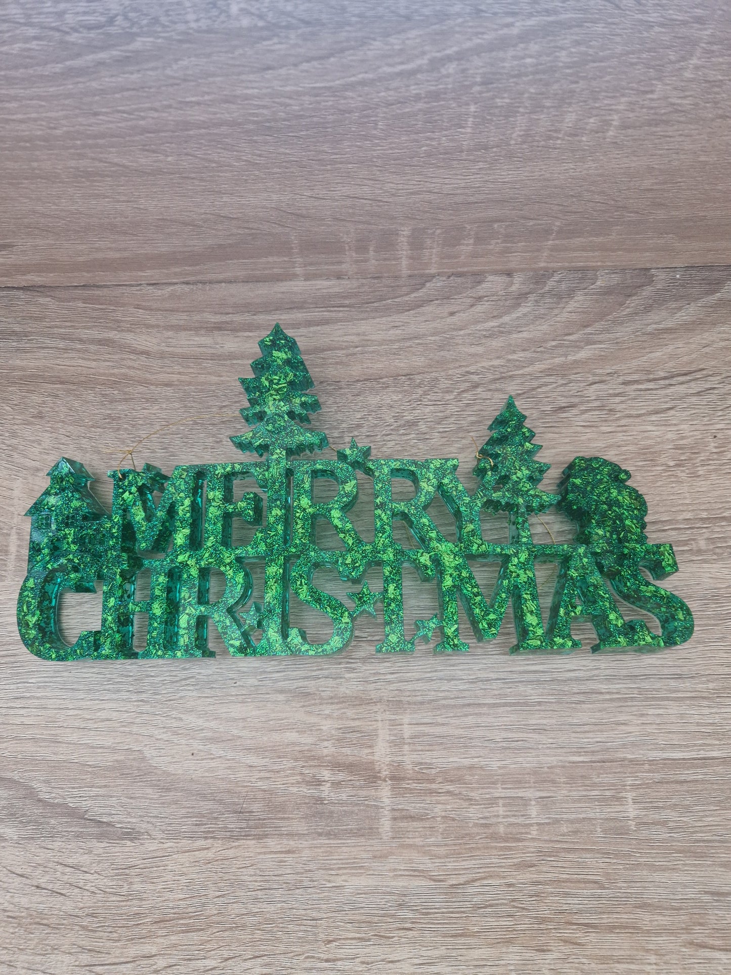 Déco Sapin ou Murale Résine Epoxy