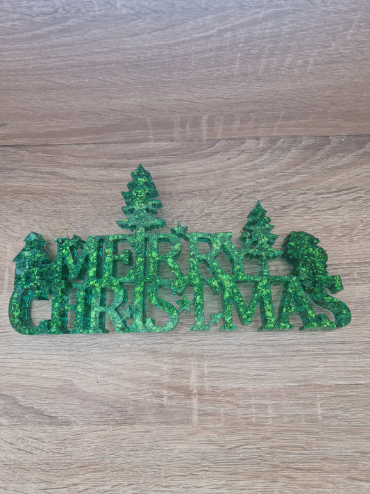 Déco Sapin ou Murale Résine Epoxy