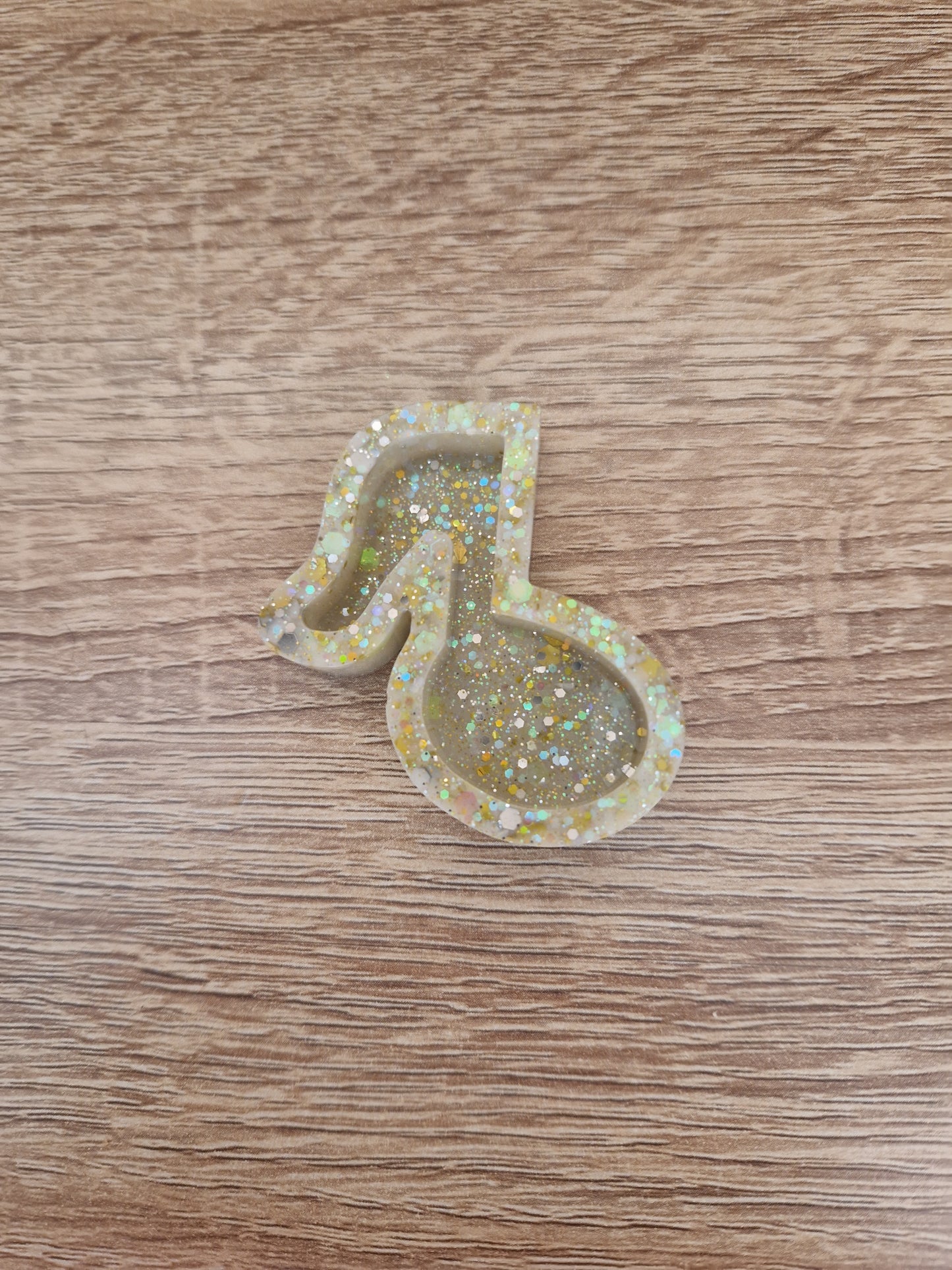 Porte clés Musique Résine Epoxy