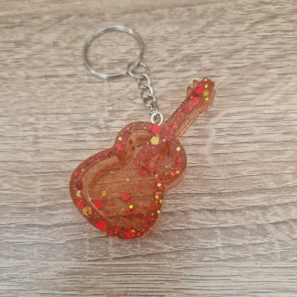 Porte clés Musique Résine Epoxy