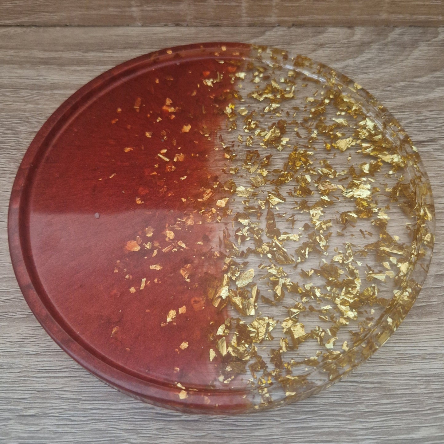 Plateau Rond Plusieurs Couleurs Résine Epoxy