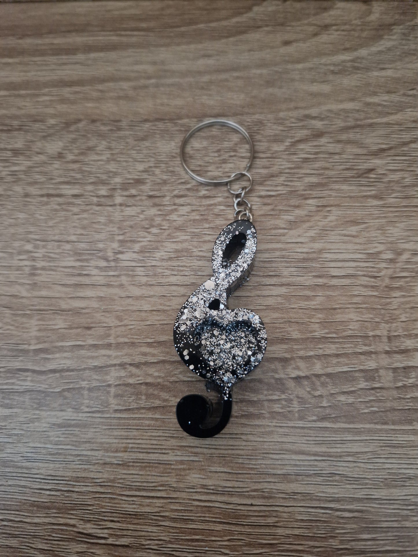 Porte clés Musique Résine Epoxy