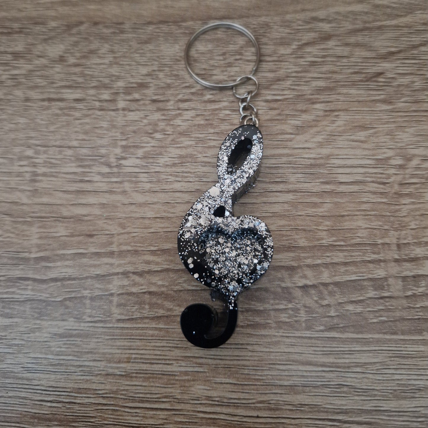 Porte clés Musique Résine Epoxy