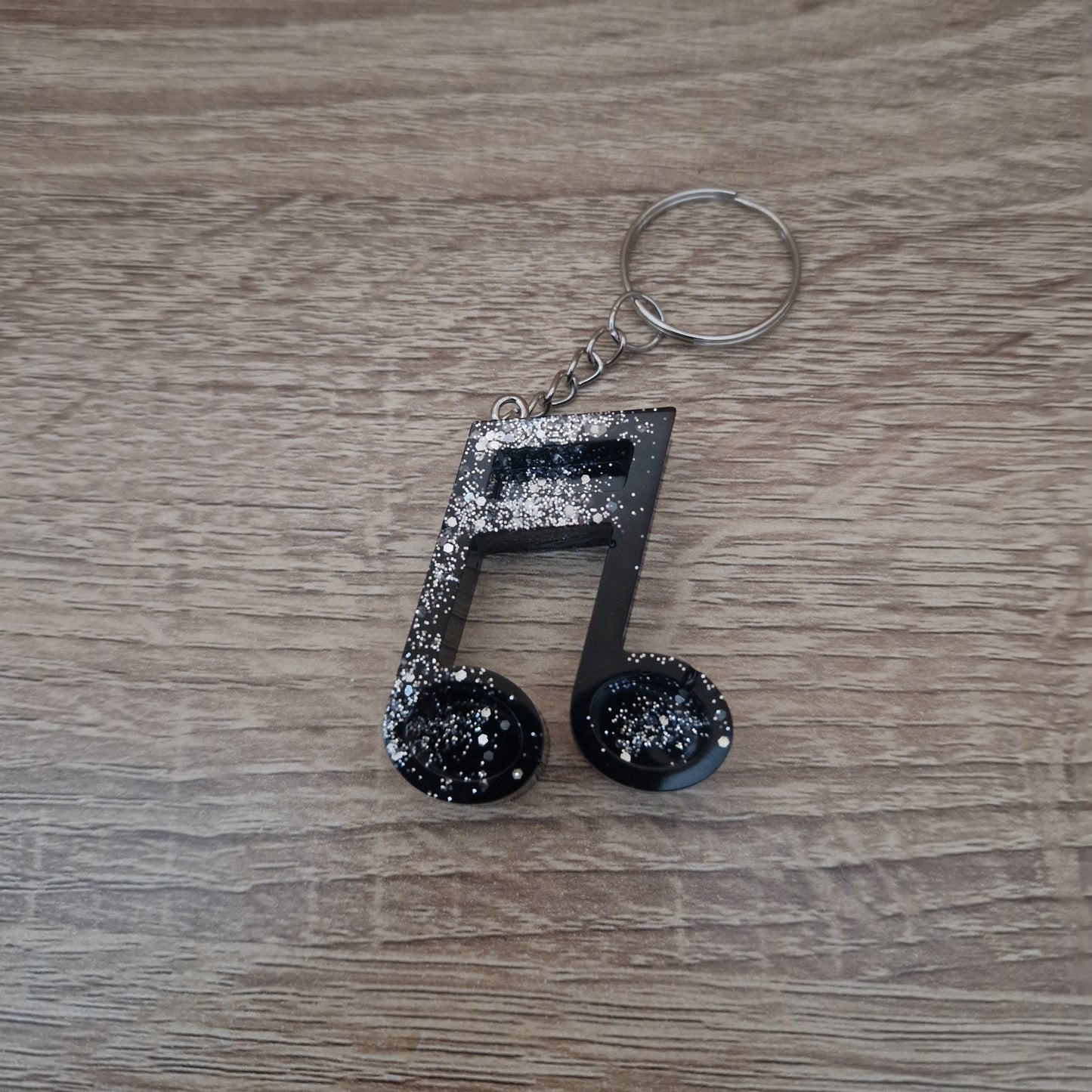 Porte clés Musique Résine Epoxy