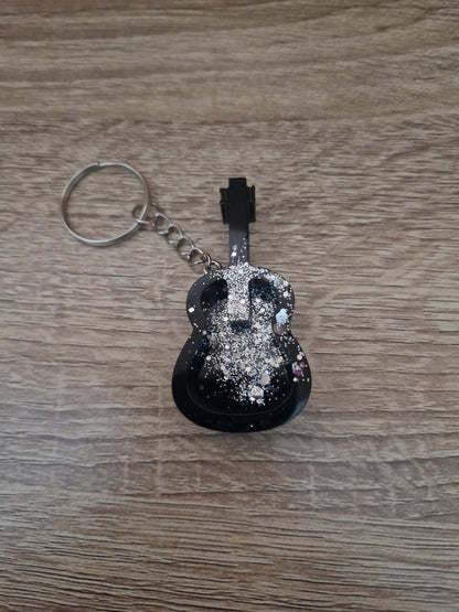Porte clés Musique Résine Epoxy
