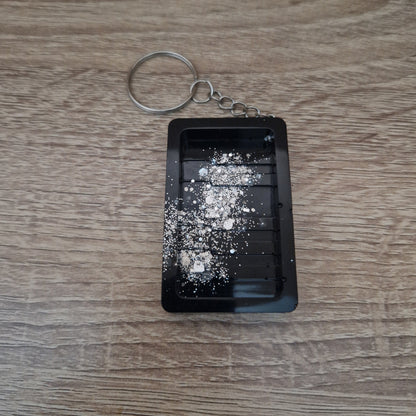 Porte clés Musique Résine Epoxy