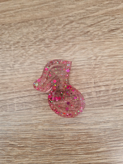 Porte clés Musique Résine Epoxy