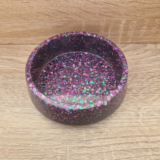 Petit Bol Violet Résine Epoxy