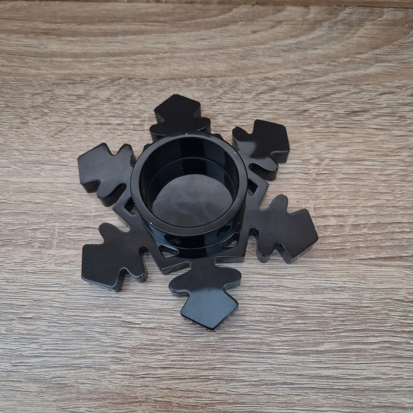 Déco Noël Bougeoir Résine Epoxy