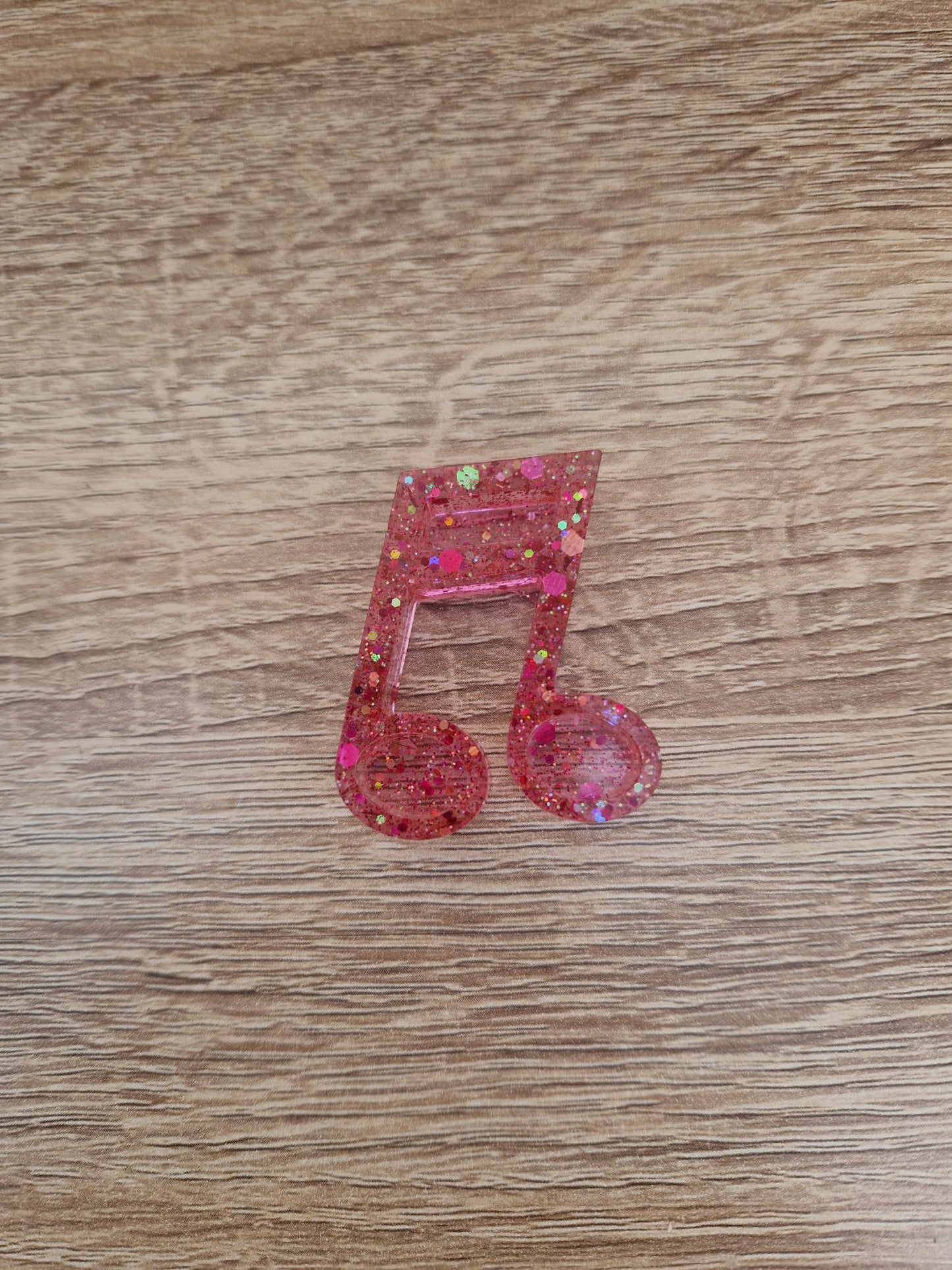 Porte clés Musique Résine Epoxy