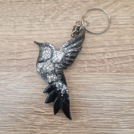 Porte clés Colibri Résine Epoxy