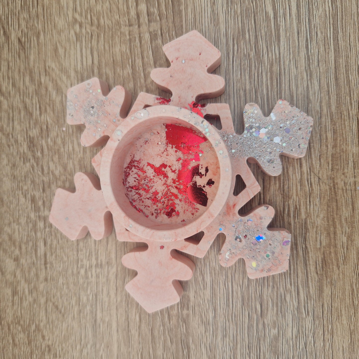 Déco Noël Bougeoir Jesmonite