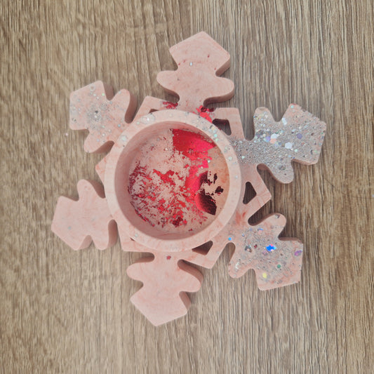 Déco Noël Bougeoir Jesmonite